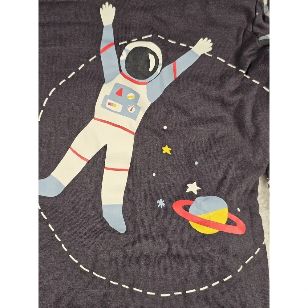 Boden Kids Pajamas Astronaut Space Print Size 13Y 158cm Cotton‎ Sleepwear Set
